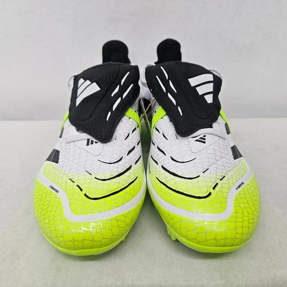 Adidas Predator‎ League FT FG/MG Soccer Cleats JI1111 White Yellow Men Size 12